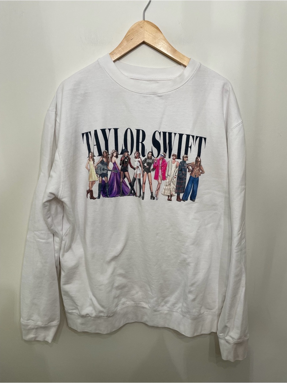 NWOT Taylor Swift Official Merch Eras Crewneck Midnights Sweatshirt Women’s XL